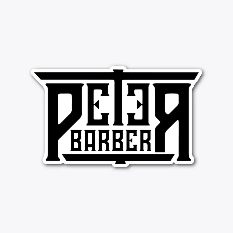 Peter Barber Logo Sticker